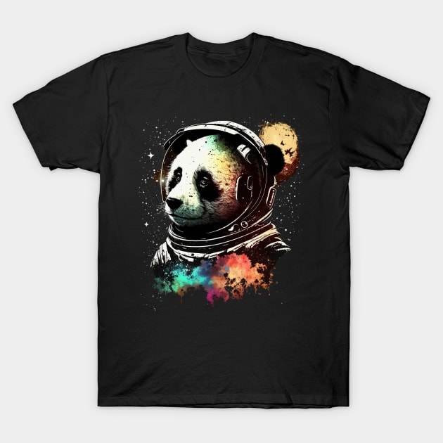 panda T-Shirt by a cat cooking